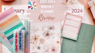 New Erin Condren 20232024 Monthly Planner Review Wildflowers ecsquad erincondren [upl. by Phenica710]