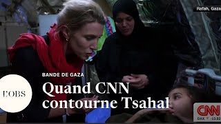 Guerre IsraëlHamas  quand CNN entre dans la bande de Gaza en contournant Tsahal [upl. by Nelra]