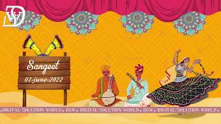 Rajasthani Wedding Invitation Video  Marwari Wedding Invitation Video  Save The Date  DSWSD096 [upl. by Roye491]