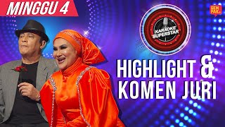 Karaoke Superstar Minggu 4  Highlight amp Komen Juri [upl. by Frederik]