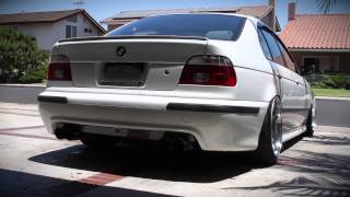 BMW 530i Straight Piped Exhaust [upl. by Standley]