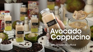 Avocado Cappucino Minuman Dingin yang Cocok untuk Berbuka Puasa  sarongsarie x Agaros Puding [upl. by Aihsenak]