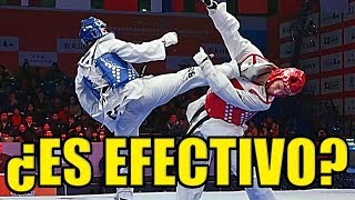 ¿ES EL TAEKWONDO EFECTIVO 3 Técnicas [upl. by Ellitnahc]