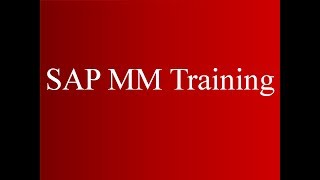 SAP ECC MM Training  Overview of Procurement Processes Video 2  SAP MM Material Management [upl. by Erle]