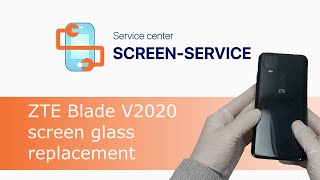 ZTE Blade V2020 screen glass replacement [upl. by Arondell]