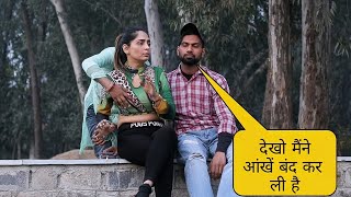 Romantic Extra Hand Prank on Cute Girl  Saurav Yadav [upl. by Eigriv992]