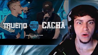 TRUENO VS CACHA FMS ARGENTINA REACCIÓN BATALLA ÉPICA🤯🔥 [upl. by Donaldson]