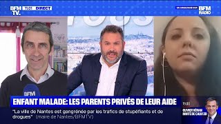 La mère dune enfant malade privée de son allocation de présence parentale témoigne sur BFMTV [upl. by Sophia]