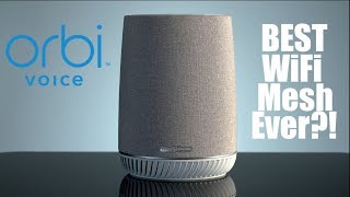 NETGEAR Orbi Voice  Best Wifi Mesh Extender Plus Built In Smart Speaker [upl. by Lidia]