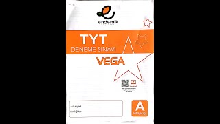 ENDEMİK VEGA TYT DENEME SINAVI SORU ÇÖZÜMLERİ 21022023 [upl. by Aillicirp]