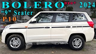 Mahindra Bolero neo Top Model Diesel 2024  “9” Seater Car  Features  Interior  Exterior [upl. by Evod]