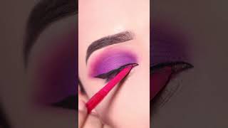 Simple Pink Eyeshadow Look with Eyeliner  Shilpa shorts [upl. by Nostaw]