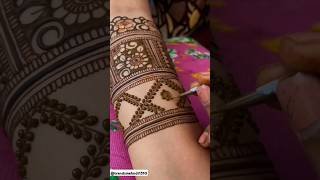 Beautiful bridal💌💫🤩 mehndi Full hand bridalmehndi mehndi trending song viral shorts henna [upl. by Marleen]