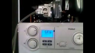 Vaillant Ecotec  637 System boiler burner pressure too lowmp4 [upl. by Amisoc]