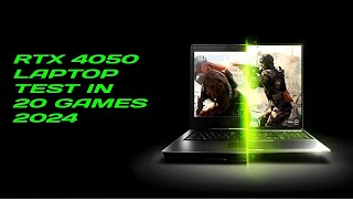 RTX 4050 Laptop Test in 20 Games 2024 [upl. by Euqinay]