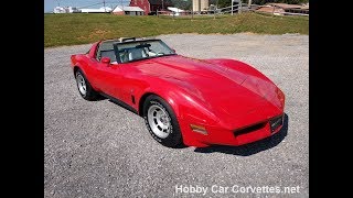 1980 Real Red Corvette L82 Oyster Int [upl. by Vick]