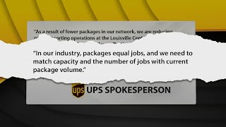 As UPS Centennial Hub announces layoffs industry experts forecast whats to come [upl. by Cleve]