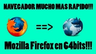 Mozilla Firefox EN 64 BITS Waterfox Descargar e Instalar [upl. by Ahseila200]