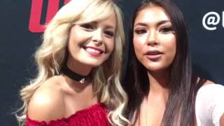 Arianny Celeste Interview quotBamboo Izakayaquot Sushi Restaurant Grand Opening [upl. by Dawaj]