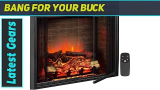 PuraFlame Klaus Electric Fireplace Insert – Best Solution for Old Fireplace Cutouts [upl. by Gwenny]