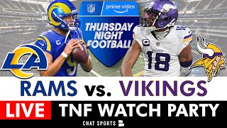 Thursday Night Football LIVE Stream Rams vs Vikings NFL Week 8 Amazon Prime Free Watch Party [upl. by Eseyt]