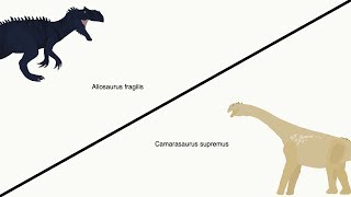 NSWNN  Allosaurus vs Camarasaurus [upl. by Iadam]