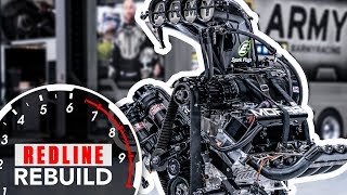 11000hp HEMI V8 engine timelapse DSR’s US Army NHRA Top Fuel dragster  Redline Rebuild S2E3 [upl. by Odie]