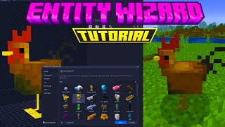 How To Create Custom Entities for Minecraft Bedrock  Blockbench Entity Wizard Tutorial [upl. by Luoar]