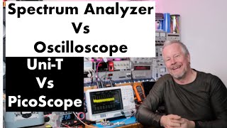 Spectrum Analyzer vs Oscilloscope FFT UniT UTS3021B vs PicoScope 5444D MSO 12bitoscilloscope [upl. by Thoma]