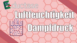 Dampfdruck und Luftfeuchtigkeit  Siedetemperatur  Physikalische Chemie [upl. by Anaxor]