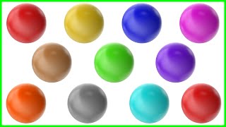 Learn Colors Names with Jumping Balls  Colours for kids  Preschool Ball Color Videos for Toddlers [upl. by Tremaine]