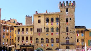 4K One day in Arezzo Italy Tuscany videoturystaeu [upl. by Evod]