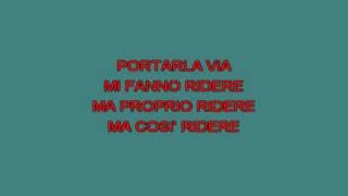 Mi fanno ridere Celentano Adriano karaoke [upl. by Watt]