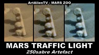 MARS TRAFFIC LIGHT  Part 1 As seen on Ancient Aliens ArtAlienTV 2192014 [upl. by Namrak]