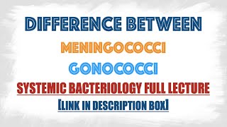 Difference between Meningococci and gonococci with trick [upl. by Eciram]