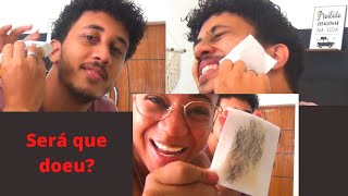 DEPILANDO A BARBA COM CERA [upl. by Warfeld]