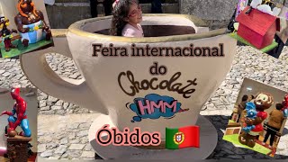 Feira internacional do chocolate  Óbidos 🇵🇹 [upl. by Adkins]