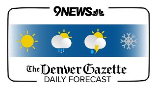 Denver Gazette forecast for Monday Jan 29 [upl. by Auqinehs257]