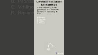 Differentiële diagnose Dermatologie 3 geneeskunde dokter huid huidaandoening ziekte beauty [upl. by Stilla]