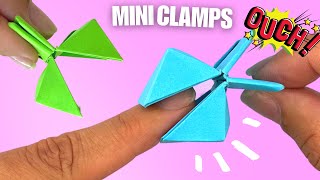 Origami Paper Pincers  Paper craft  moving paper toys  How to make paper pliers [upl. by Sanfred]