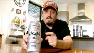 Asahi Super Dry Revisited 50 ABV  SwillinGrog Beer Review [upl. by Rahr]