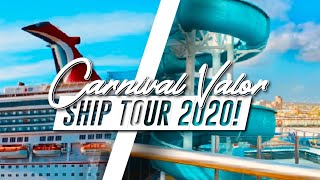 Carnival Valor Ship Virtual Tour 2020  Activities Dining amp More [upl. by Bulley]