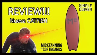 REVIEW  DESCUBRE la CATFISH de Mick Fanning SoftBoards  Singlequivercom [upl. by Basset]