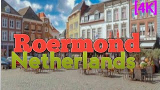 Driving and Walk Tour in Roermond Netherlands 🇳🇱 4k [upl. by Yatnoj]