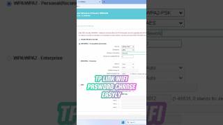 TP Link Wifi Password Change wifi zte wifipassword [upl. by Analra]