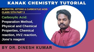 Carboxylic Acid  Part 3  12th  Preparation Methods Chemical amp Physical Properties  HVZ reaction [upl. by Rene]