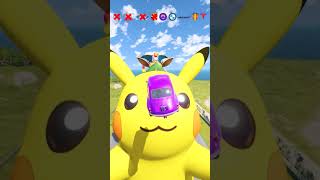 Cars VS Pokemons 🚗  BeamNGdrive shorts [upl. by Jahdol]