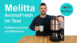 Melitta AromaFresh 102101 Filterkaffeemaschine mit Mahlwerk Testbericht [upl. by Keil]