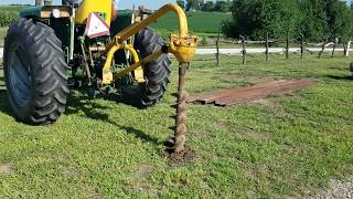 Danuser 3 Pt Post Hole DiggerAuger  Selling On BigIron  Sept 5 2018 [upl. by Peppie]