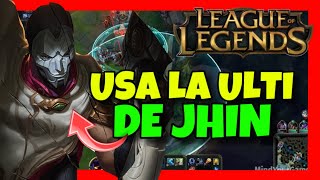 Cómo USAR la ULTI de JHIN en League of Legends ✅ Tutorial  Cómo USAR la Definitiva de JHIN en LOL [upl. by Nivloc]